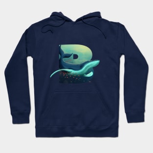 Ballena Azul Hoodie